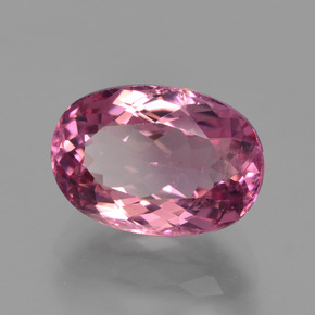 Turmalina Rosa escuro Natural 3.39ct, Corte Oval, VS