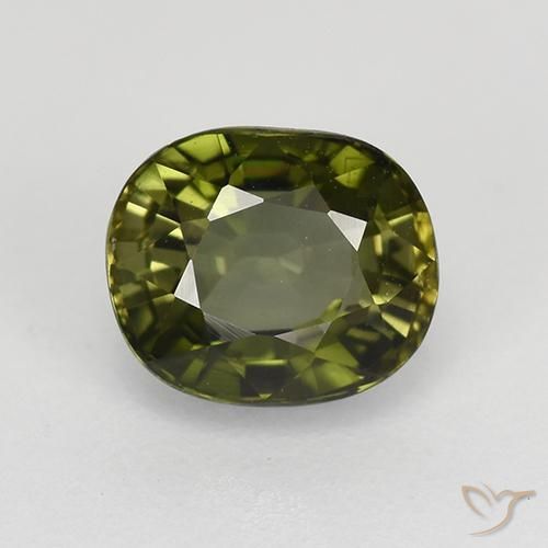 Turmalina Verde floresta Natural 1.09ct, oval, VS