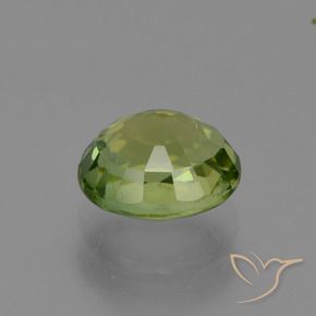 Turmalina Verde floresta Natural 1.23ct, oval, VS