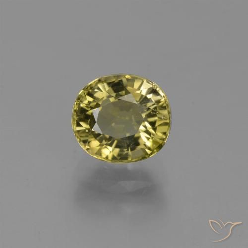 0.99ct Natural Marrom dourado Turmalina, oval, VS