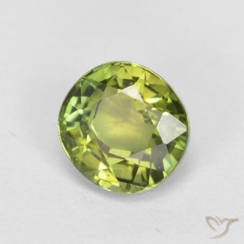 Turmalina verde escuro Natural 0.98ct, oval, VS