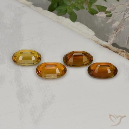 Pedras preciosas de Turmalina Castanho Canela Profundo natural de 3.24 ct, oval, VVS-VS