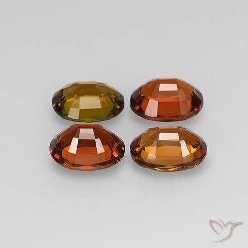 Pedras preciosas de Turmalina Marrom Terroso natural de 3.01 ct, oval, VS