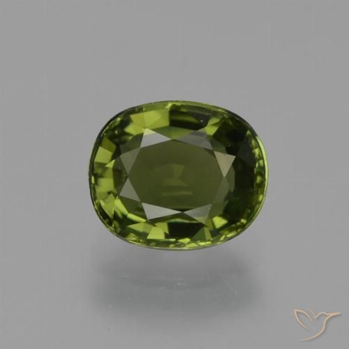 1.10ct Natural Algas Verdes Turmalina, oval, VS