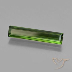 Turmalina verde escuro Natural 1.75ct, Corte Octógono / Esmeralda, VVS-VS