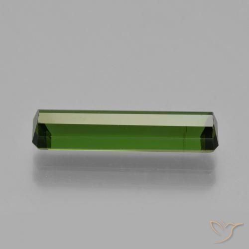 Turmalina verde escuro Natural 2.11ct, Corte Octógono / Esmeralda, VS-SI