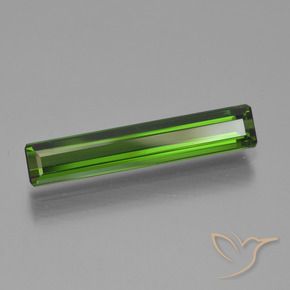 Turmalina verde escuro Natural 2.40ct, Corte Octógono / Esmeralda, VVS-VS