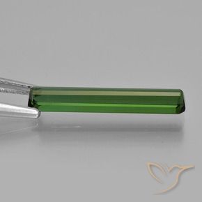 Turmalina Verde escuro Natural 2.20ct, Corte Octógono / Esmeralda, VVS