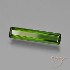 Turmalina Verde Terroso Escuro Natural 2.33ct, Corte Octógono / Esmeralda, VS