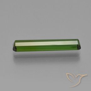 Turmalina Verde Terroso Escuro Natural 2.33ct, Corte Octógono / Esmeralda, VS