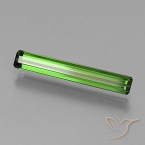 Turmalina verde escuro Natural 1.54ct, Corte Octógono / Esmeralda, VVS