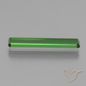 Turmalina verde escuro Natural 1.54ct, Corte Octógono / Esmeralda, VVS