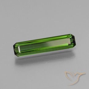Turmalina Verde Terroso Natural 1.54ct, Corte Octógono / Esmeralda, VVS-VS