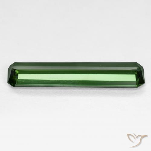 Turmalina Verde Terroso Natural 1.50ct, Corte Octógono / Esmeralda, VS