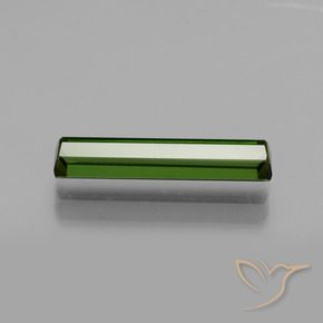Turmalina Verde escuro Natural 1.58ct, Corte Octógono / Esmeralda, VVS