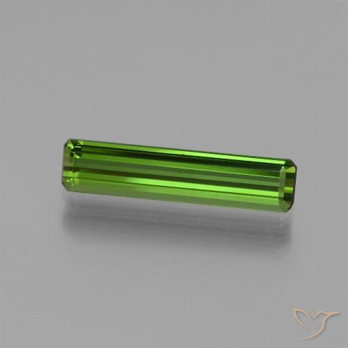 1.54ct Natural Verde médio Turmalina, Corte Esmeralda, VVS-VS