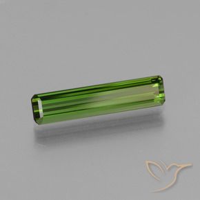 Turmalina Verde médio Natural 1.54ct, Corte Octógono / Esmeralda, VVS-VS