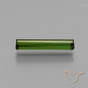 Turmalina Verde médio Natural 1.54ct, Corte Octógono / Esmeralda, VVS-VS