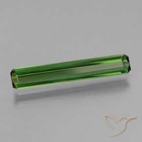 Turmalina Verde médio Natural 1.54ct, Corte Octógono / Esmeralda, VVS