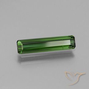 Turmalina verde escuro Natural 1.50ct, Corte Octógono / Esmeralda, VS-SI