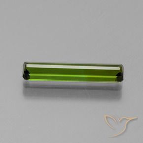 Turmalina Verde escuro Natural 1.58ct, Corte Octógono / Esmeralda, VS