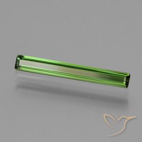 Turmalina Verde floresta Natural 1.07ct, Corte Octógono / Esmeralda, VS