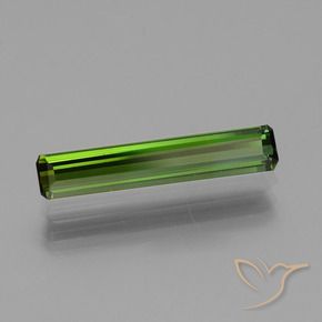 Turmalina Verde Terroso Natural 1.65ct, Corte Octógono / Esmeralda, VVS