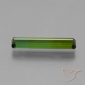 Turmalina Verde Terroso Natural 1.65ct, Corte Octógono / Esmeralda, VVS