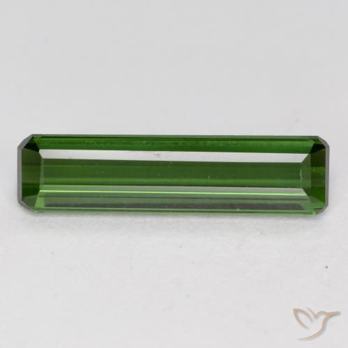 Turmalina Verde médio Natural 1.16ct, Corte Octógono / Esmeralda, VVS