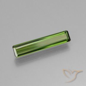 Turmalina Verde médio Natural 1.08ct, Corte Octógono / Esmeralda, VVS