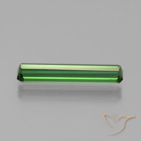 Turmalina verde escuro Natural 1.80ct, Corte Octógono / Esmeralda, VVS-VS