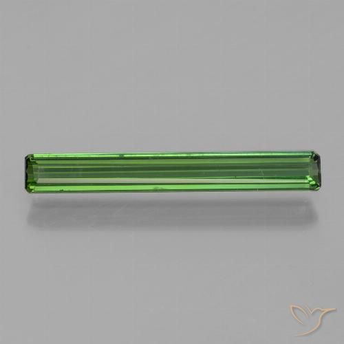 1.36ct Natural Verde médio-escuro Turmalina, Corte Esmeralda, VVS-VS
