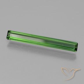 Turmalina Verde médio-escuro Natural 1.36ct, Corte Octógono / Esmeralda, VVS-VS