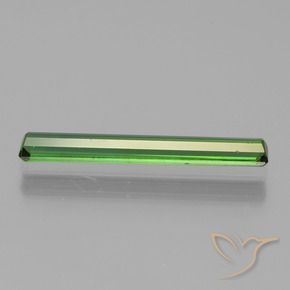 Turmalina Verde médio-escuro Natural 1.36ct, Corte Octógono / Esmeralda, VVS-VS
