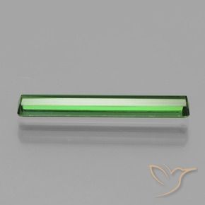 Turmalina Verde médio Natural 1.37ct, Corte Octógono / Esmeralda, VVS