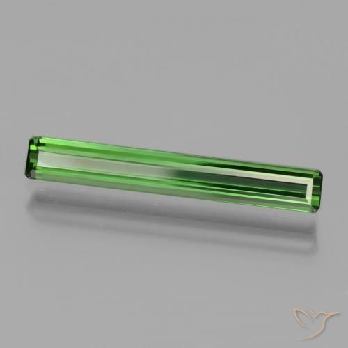 Turmalina verde escuro Natural 1.65ct, Corte Octógono / Esmeralda, VVS