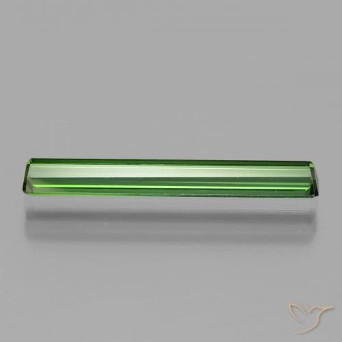Turmalina verde escuro Natural 1.65ct, Corte Octógono / Esmeralda, VVS