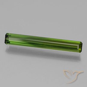 Turmalina Verde Terroso Natural 1.23ct, Corte Octógono / Esmeralda, VS