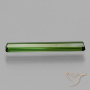 Turmalina Verde Terroso Natural 1.23ct, Corte Octógono / Esmeralda, VS