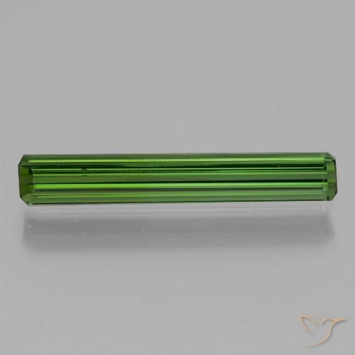 1.24ct Natural Verde médio Turmalina, Corte Esmeralda, VVS-VS