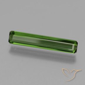 Turmalina Verde médio Natural 1.24ct, Corte Octógono / Esmeralda, VVS-VS