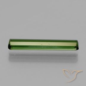 Turmalina Verde médio Natural 1.24ct, Corte Octógono / Esmeralda, VVS-VS
