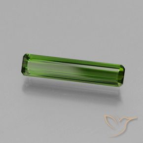 Turmalina Verde escuro Natural 1.27ct, Corte Octógono / Esmeralda, VVS