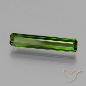 Turmalina Verde médio Natural 1.49ct, Corte Octógono / Esmeralda, VVS