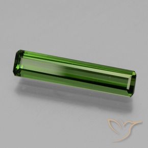 Turmalina Verde escuro Natural 1.30ct, Corte Octógono / Esmeralda, VVS