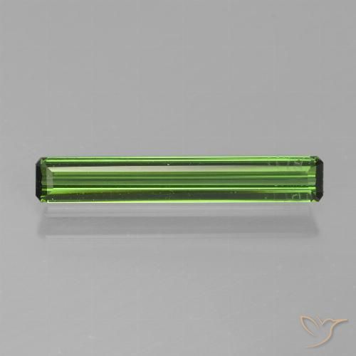 1.13ct Natural verde escuro Turmalina, Corte Esmeralda, VS