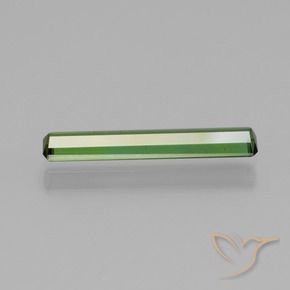 Turmalina verde escuro Natural 0.99ct, Corte Octógono / Esmeralda, VS