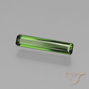 Turmalina Verde Terroso Natural 0.88ct, Corte Octógono / Esmeralda, VVS