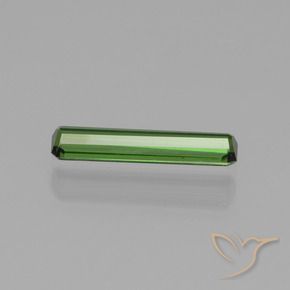 Turmalina Verde Terroso Natural 0.88ct, Corte Octógono / Esmeralda, VVS
