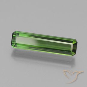 Turmalina Verde escuro Natural 1.82ct, Corte Octógono / Esmeralda, VS
